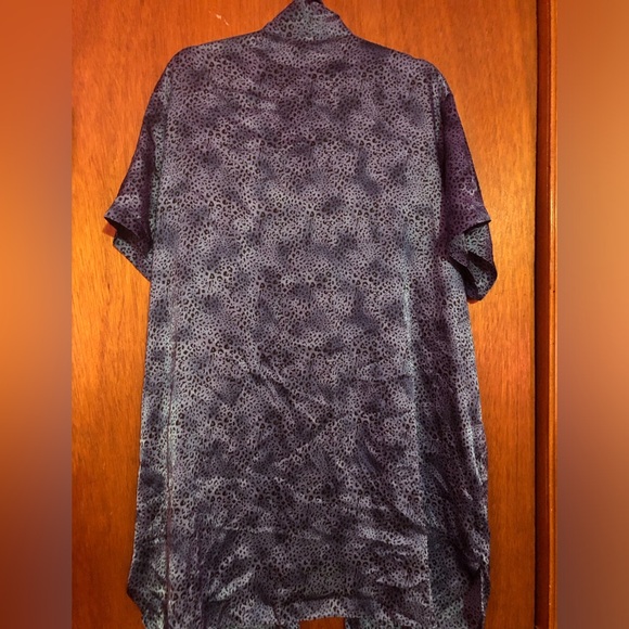 Blue leopard nightgown Large Morgan Taylor intimates - Picture 2 of 3